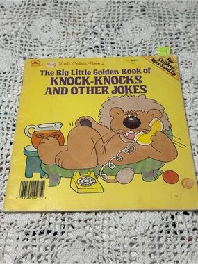 Vintage 1987 The Big Little Golden Book of Knock-Knocks and Other Jokes